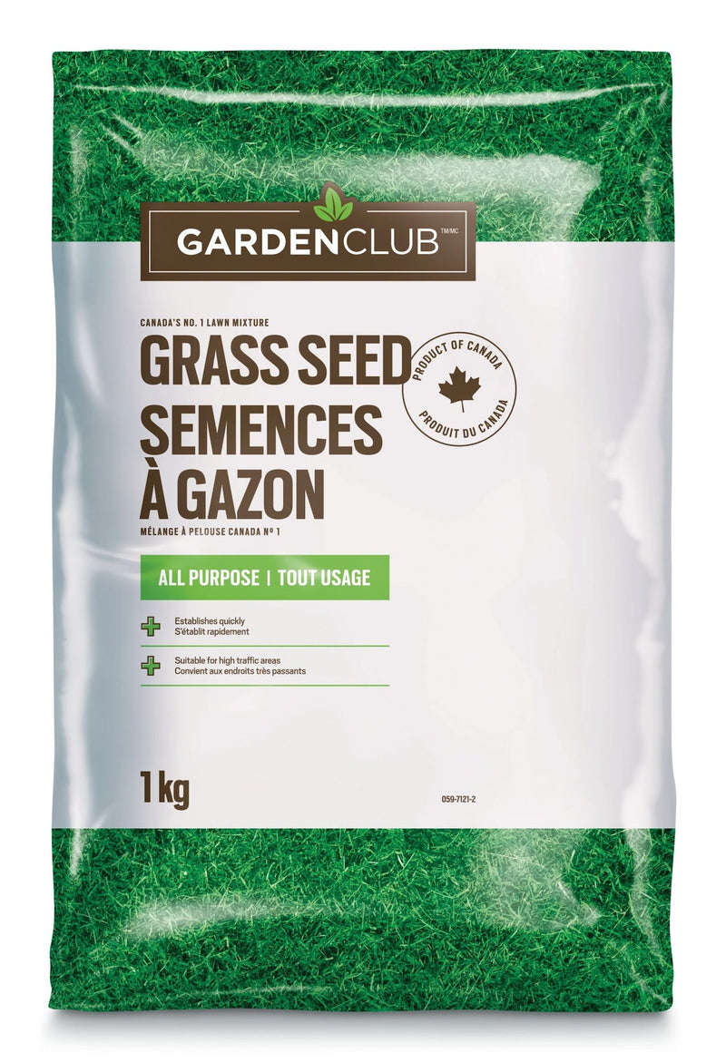 Garden Club All Purpose Grass Seed, 1-kg Y5