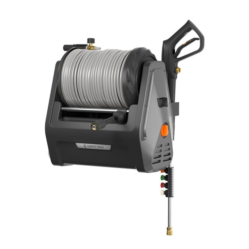 Grandfalls Pressure Washer 2100 PSI,with 100ft retractable soft hose H2