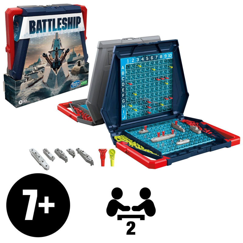 Hasbro Games Battleship Classic Board Game, Strategy Game for Kids, Age 7+ A1