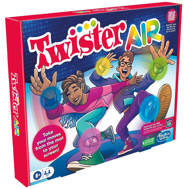 Hasbro Twister Air Game, Wrist and Ankle Bands, Ages 8+ J8