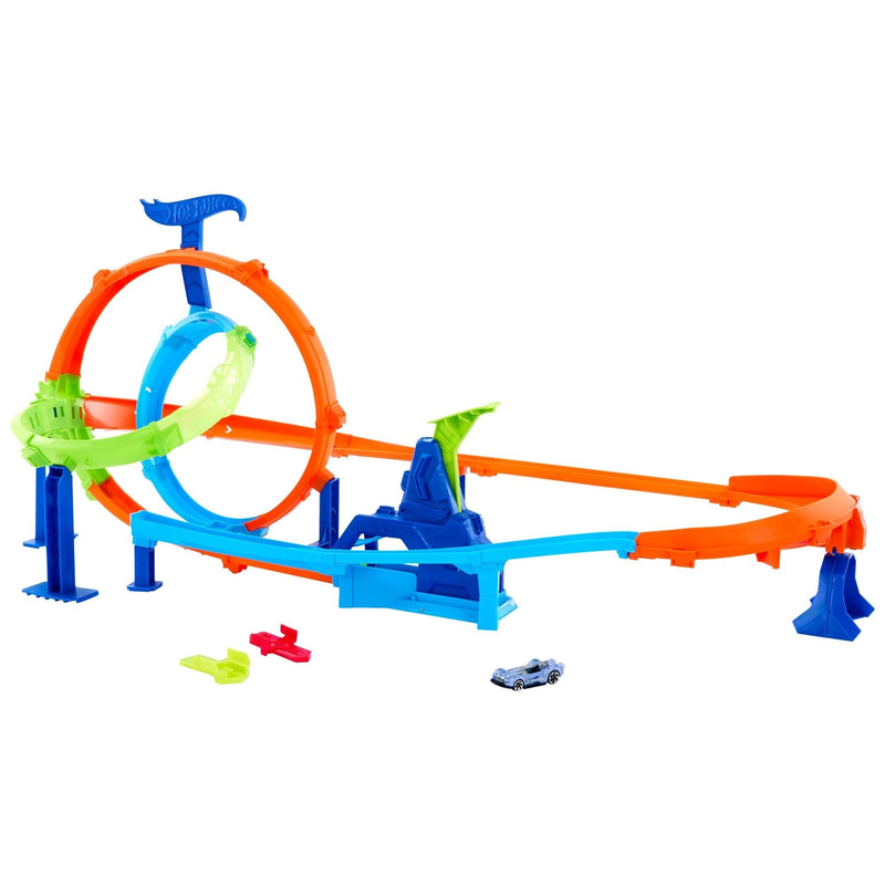 Hot Wheels Rapid Launch and Loops Car Set O6