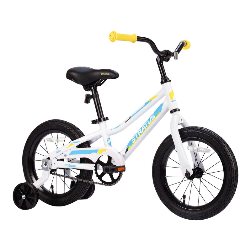 Kids' Stratus Jitterbug Bicycle, 14-in, White A7