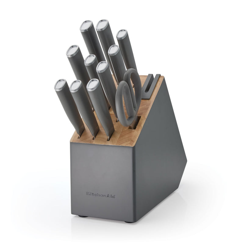 KITCHENAID 12PC CHARCOAL GRAY SELF-SHARPENING SET W6