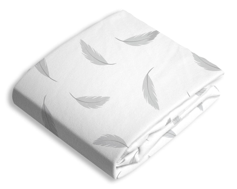 Kushies Percale Changing Pad Cover, Feathers Z5