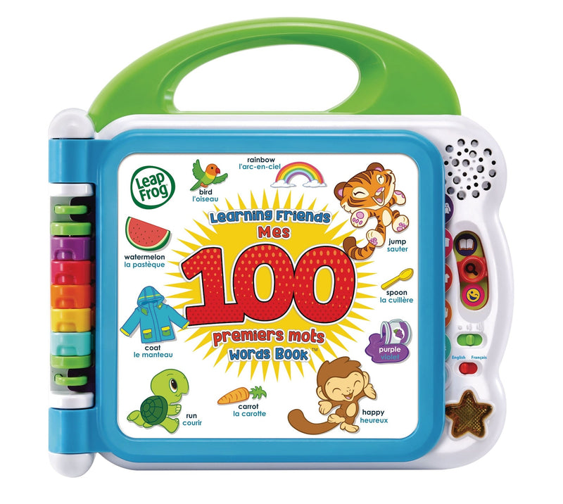 LeapFrog Learning Friends 100 Words Book Play Toy For Toddlers, Bilingual, Ages 18m+ T7
