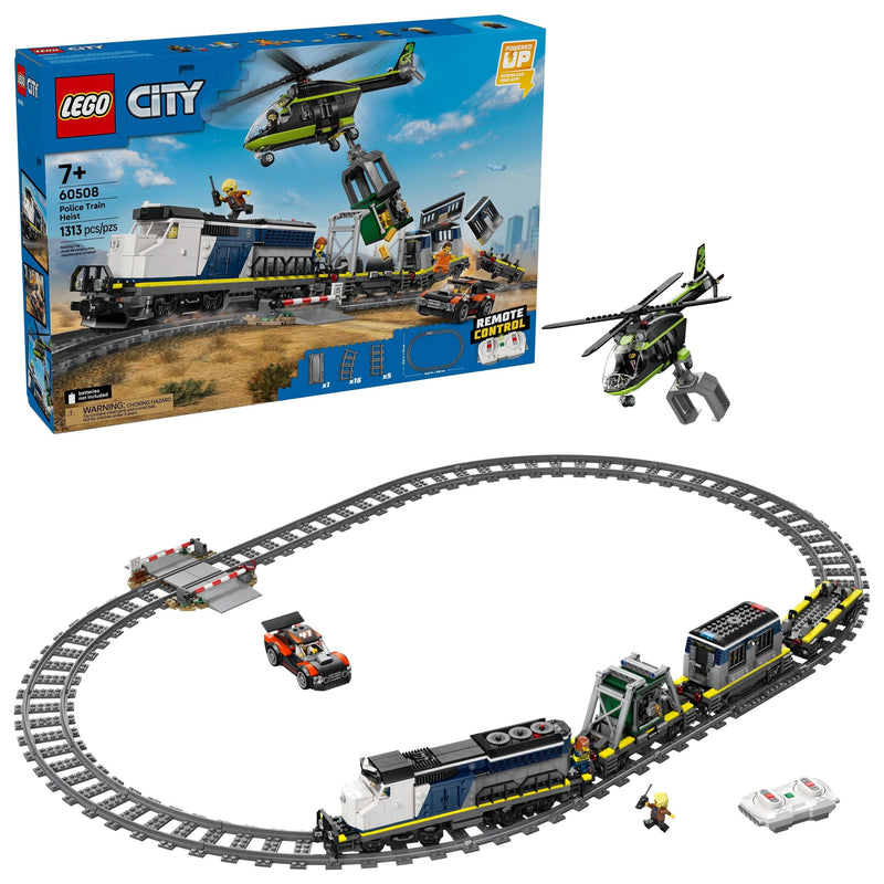 LEGO City Police Train Heist Building Toy Set - 60508, 1313-pc, Ages 7+ F9