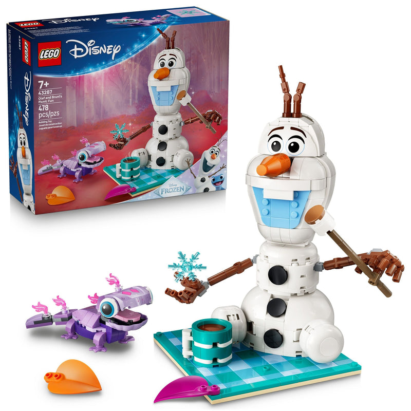 LEGO Disney Frozen Olaf & Bruni’s Picnic Fun Toy Building Set - 43287, 478-pcs, Ages 7+ K0