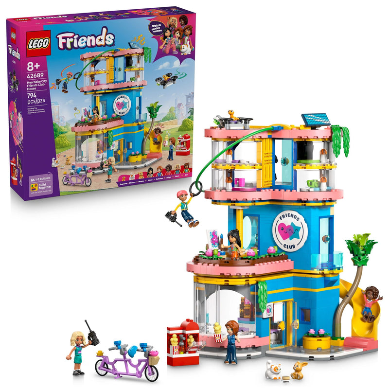 LEGO Friends Heartlake City Friends Club House Building Set - 42896, 794-pcs, Ages 8+ B3
