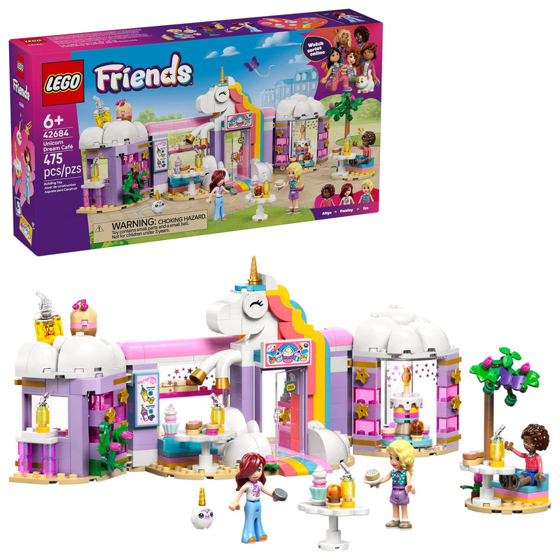 LEGO Friends Unicorn Dream Café - 42684, 475-pcs, Ages 6+ D4