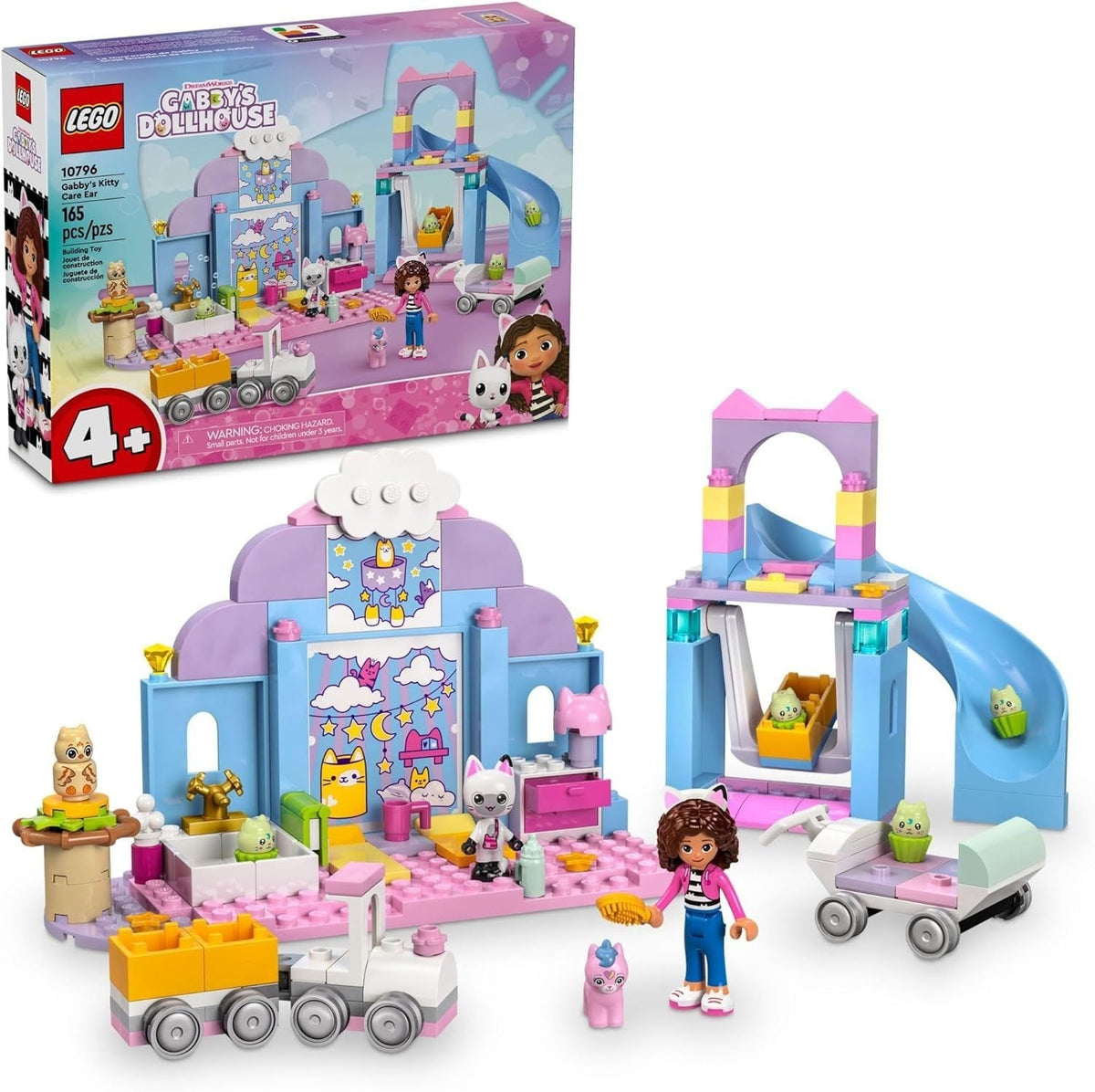 LEGO Gabby's Kitty Care Ear - 10796, 165-pcs, Ages 4+
