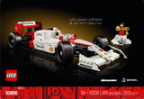 LEGO Icons McLaren MP4/4 & Ayrton Senna Race Car- 10330, 693-pcs, Ages 18+