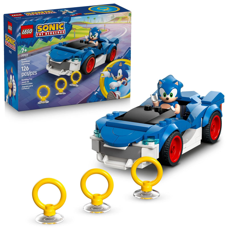 LEGO Sonic The Hedgehog Sonic: Speedster Lightning - 77117, 126-pcs, Ages 7+ T1