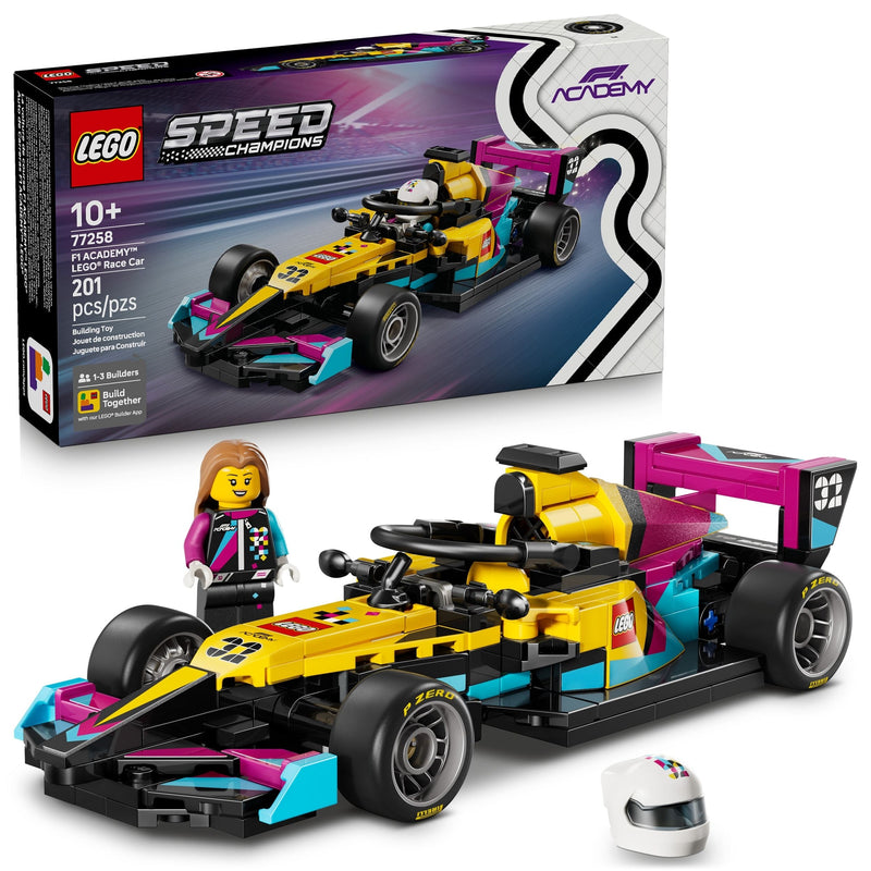 LEGO Speed Champions F1 ACADEMY LEGO Race Car - 77258, 201-pcs, Ages 10+ N6