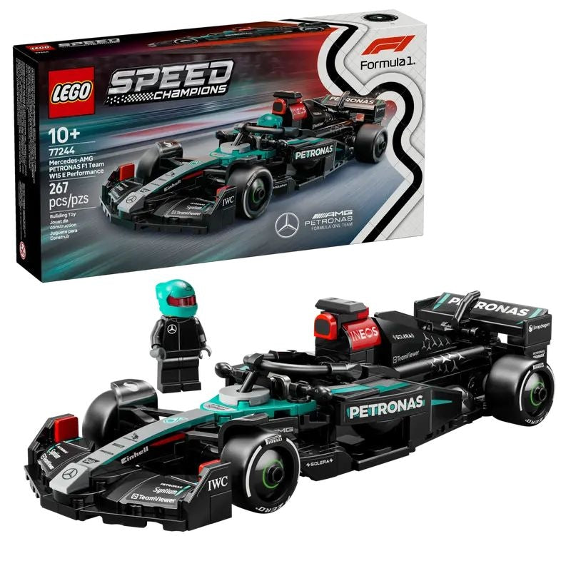 LEGO Speed Champions Mercedes-AMG W15 F1 Race Car - 77244, 267-pcs, Ages 10+ I8