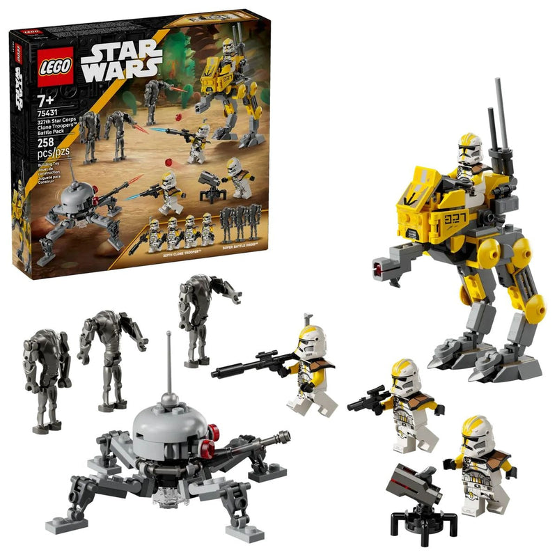 LEGO Star Wars 327th Star Corps Clone Troopers Battle Pack - 75431, 258-pcs, Ages 7+ E9