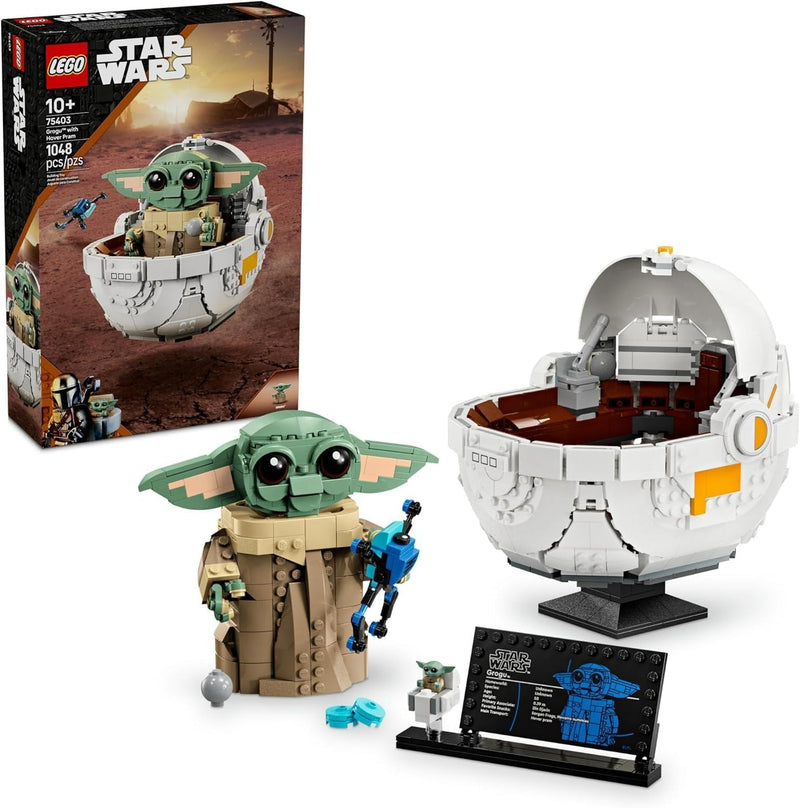 LEGO Star Wars Grogu with Hover Pram - 75403, 1048-pcs, Ages 10+ R2