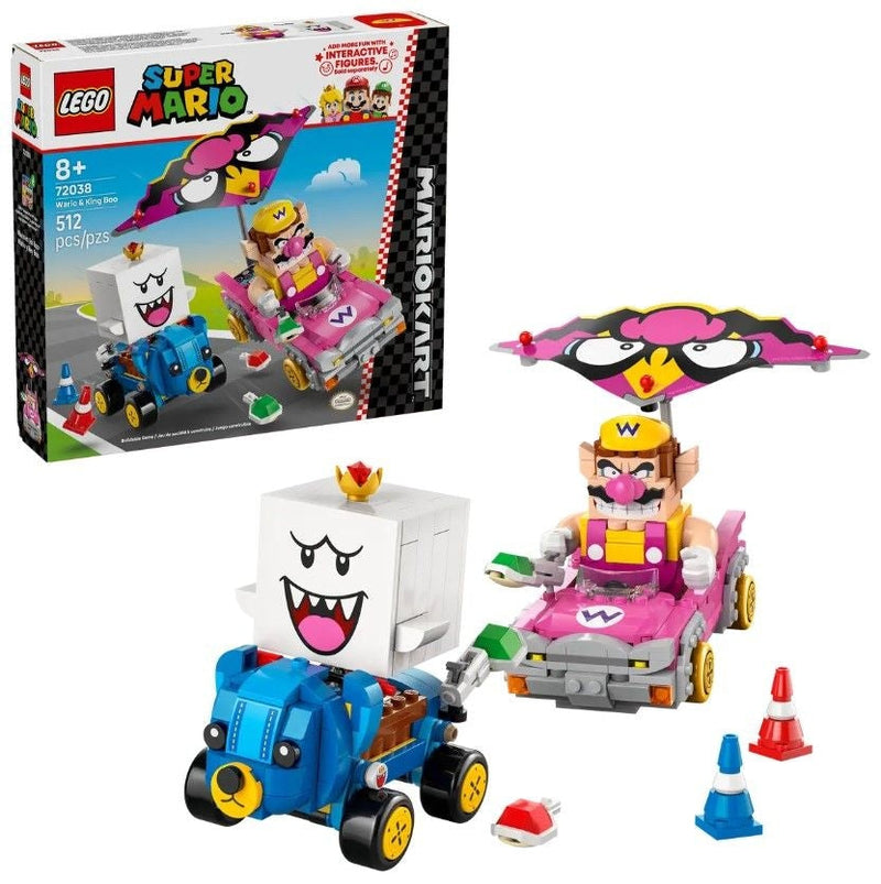 LEGO Super Mario Mario Kart – Wario & King Boo - 72038, 512-pcs, Ages 8+ J2