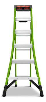 Little Giant Ladders King Kombo 3-in-1 Grade 1AA Fiberglass Ladder, 6-ft to 10-ft, 375-lb, Model# 13906-305
