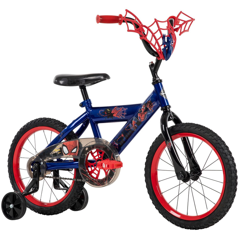 Marvel Spider-Man Kids' Bike, 16-in Wheel, Red/Blue C7