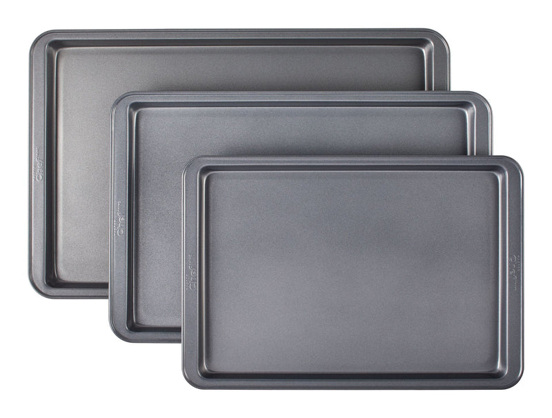MASTER Chef Baking Sheet Set, Assorted Sizes, 3-pc W8