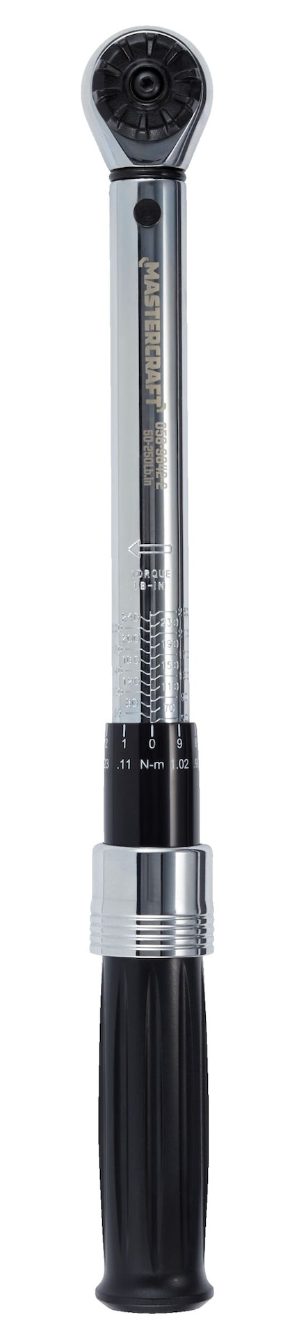 Mastercraft 3/8-in Drive Torque Wrench, 50-250 in-lbs Z6