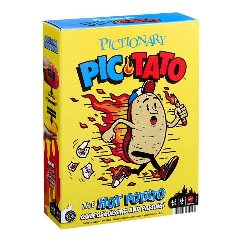 Mattel Pictionary Pic-Tato Musical Hot Potato Game for Ages 8+ B8