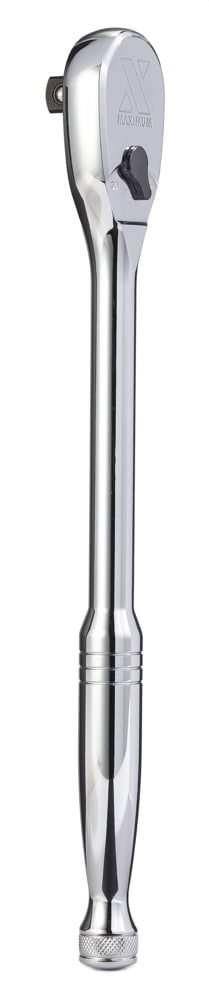 MAXIMUM 1/2-in Drive 90-Tooth Ratchet, CRV, Nickel-Chrome Plating, 13-in G0