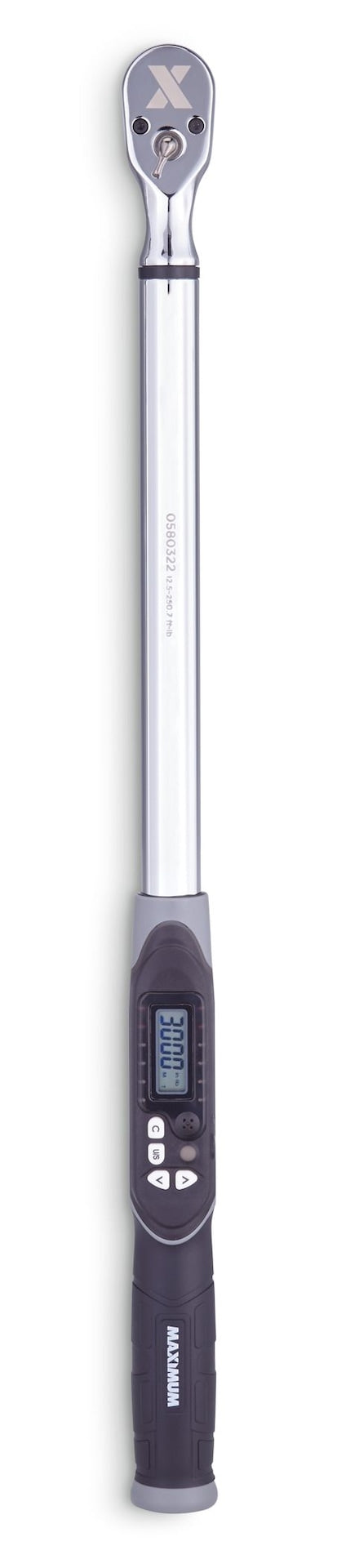 MAXIMUM 1/2-in Drive Digital Torque Wrench, 12.5-250 ft-lbs N9