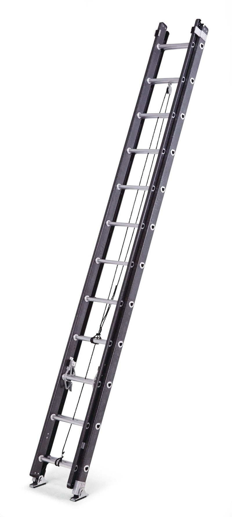 MAXIMUM Grade 1 Fiberglass Extension Ladder, 250-lb, 24-ft H8