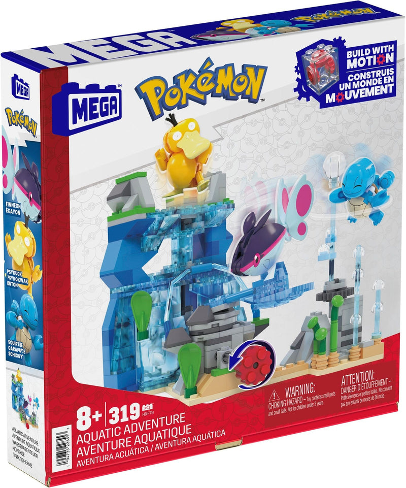 Mega Pokémon Adventure Builder Aquatic Adventure Toy Building Set, 319-pc O5