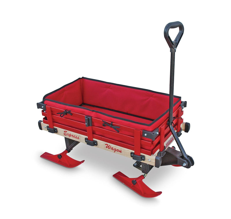 Millside Industries All-Season Foam Padded Seat Cushion & Side Pads For Convertible Wagon Sleigh/Sled, Red S1
