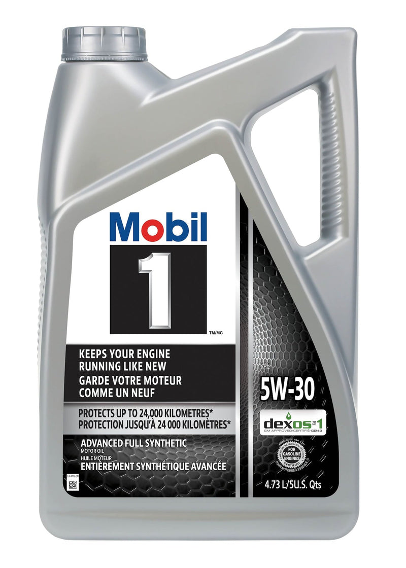Mobil 1 5W30 Synthetic Engine/Motor Oil, 4.73-L V2