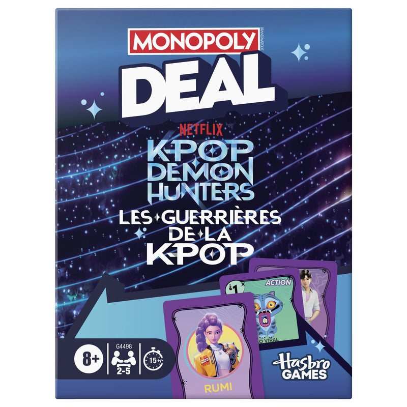 Monopoly Deal KPOP Demon Hunters, Bilingual K7