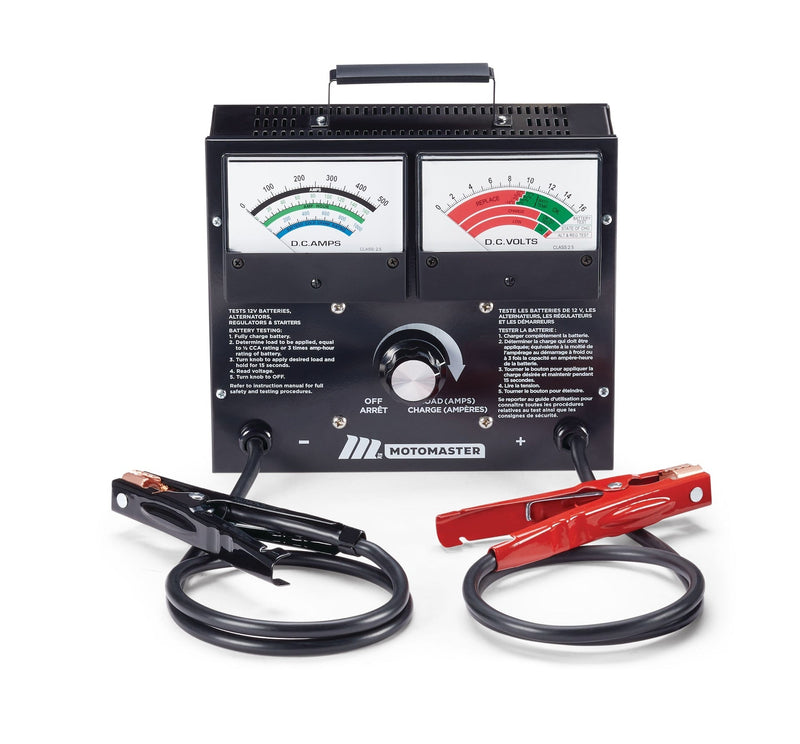MotoMaster Battery Tester, 500-Amp Load, 12V R9