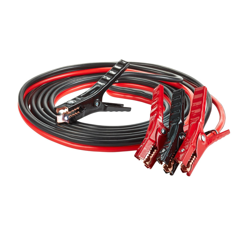 MotoMaster Medium-Duty Booster/Jumper Cables with Built-in LED Lights, 4-Gauge, 20-ft V6