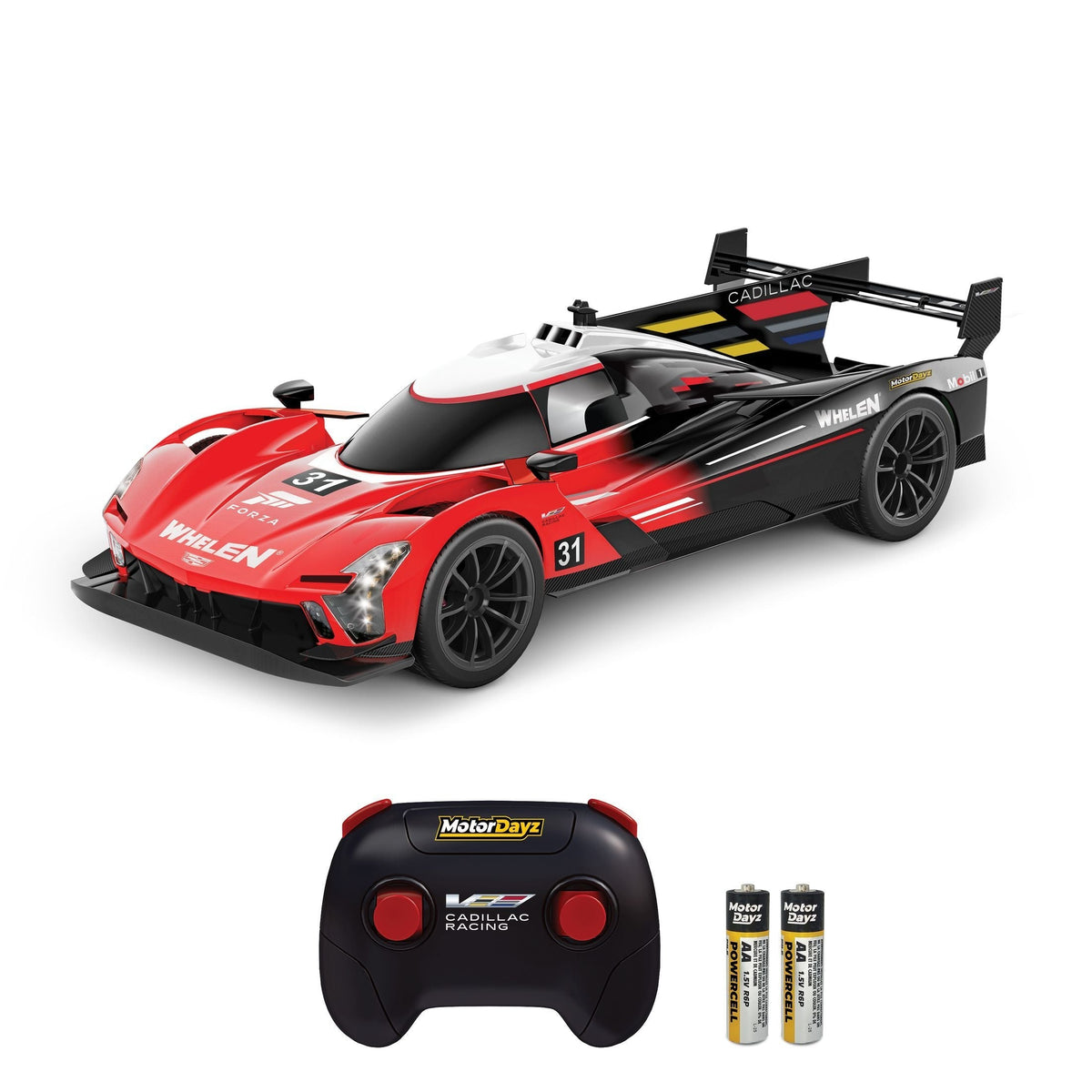 MotorDayz 1:8 R/C USB-Powered Cadillac V-Series Forza Motorsport Cover Feature Toy Vehicle for Ages 6+