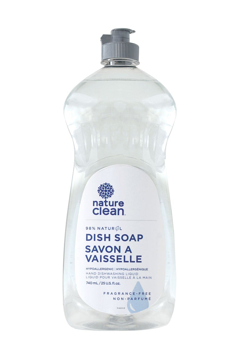 Nature Clean Liquid Dish Soap, Fragrance Free, 740-mL V6