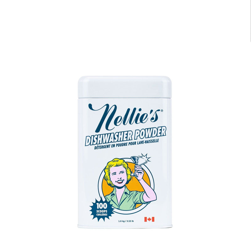 Nellie's Dishwasher Detergent Powder, Unscented, 100 scoops, 1.6-kg G1