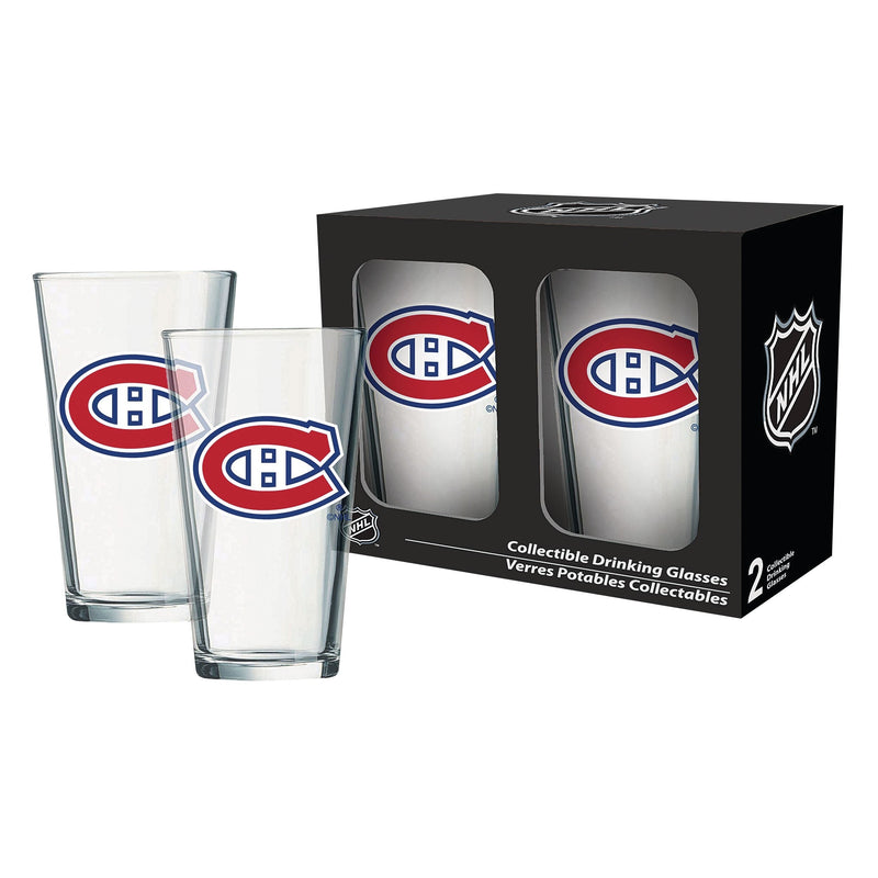 NHL Montreal Canadiens Mixing Pint Glass Box Set, 2-pk, 16-oz H7