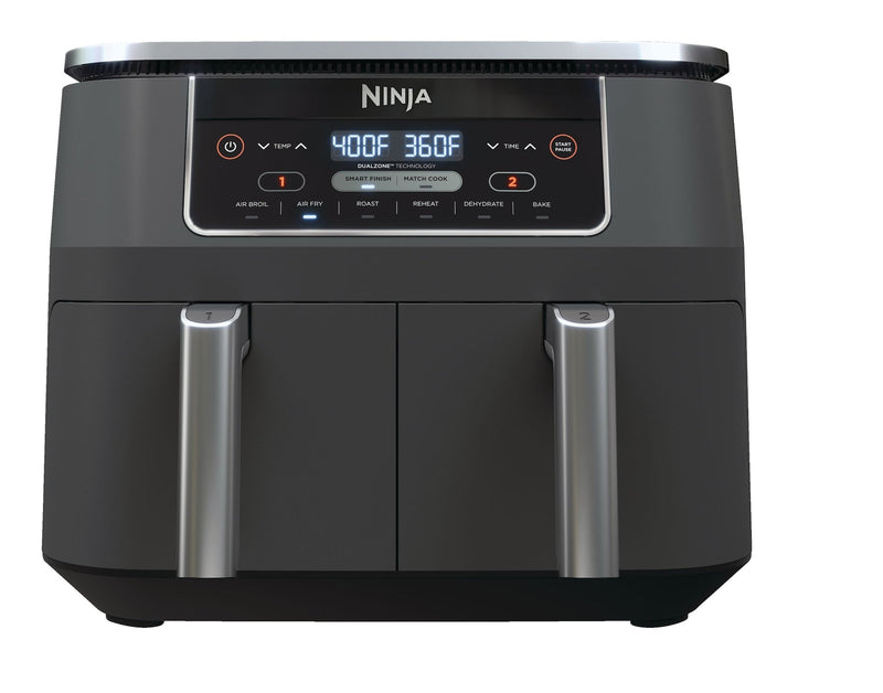 Ninja Foodi 2-Basket Air Fryer with 6 Cooking Functions, 8 Qt K0