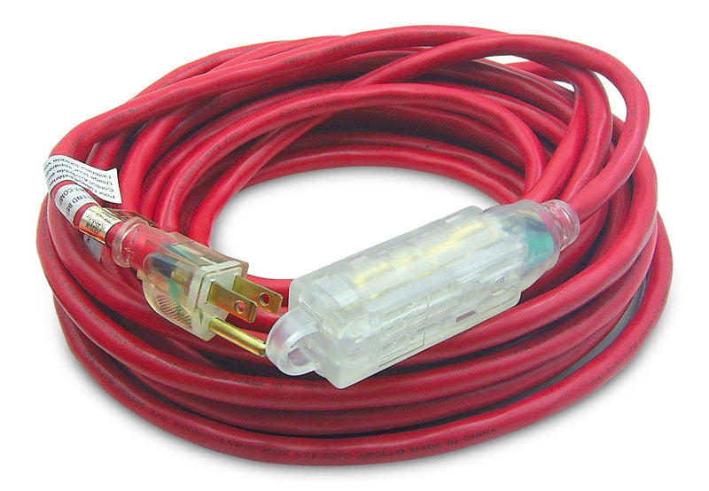 NOMA Outdoor Extension Cord with 3-Grounded Outlets K0