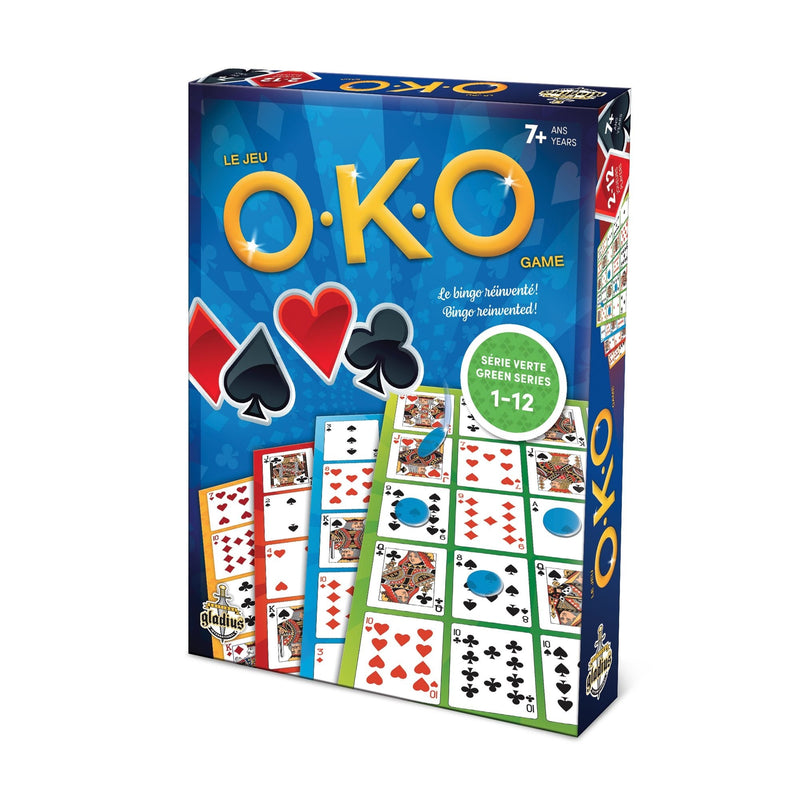 O.K.O. Green-Series Family Board Game, Bilingual, Ages 7+ N5