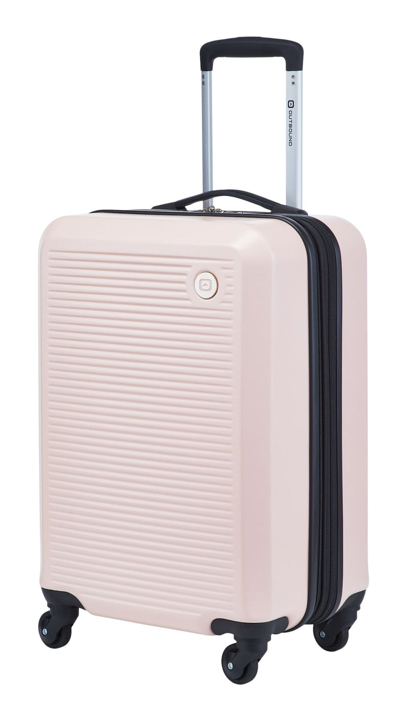 Outbound Hardside Carry-On Spinner Flex Travel Suitcase, Pink, 21-5/8-in D3