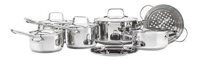 PADERNO Canadian Signature Stainless Steel Cookware Set, 12-pc E5