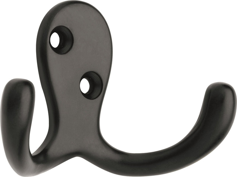 Peerless Stainless Steel Single Double Prong Robe Hooks, Assorted Colours, 4-pk Z9