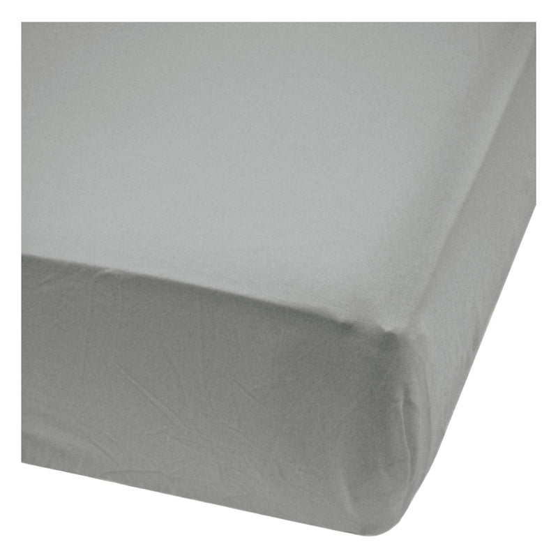 Perlimpinpin Bamboo Baby Crib Fitted Sheets, Pebble Z2