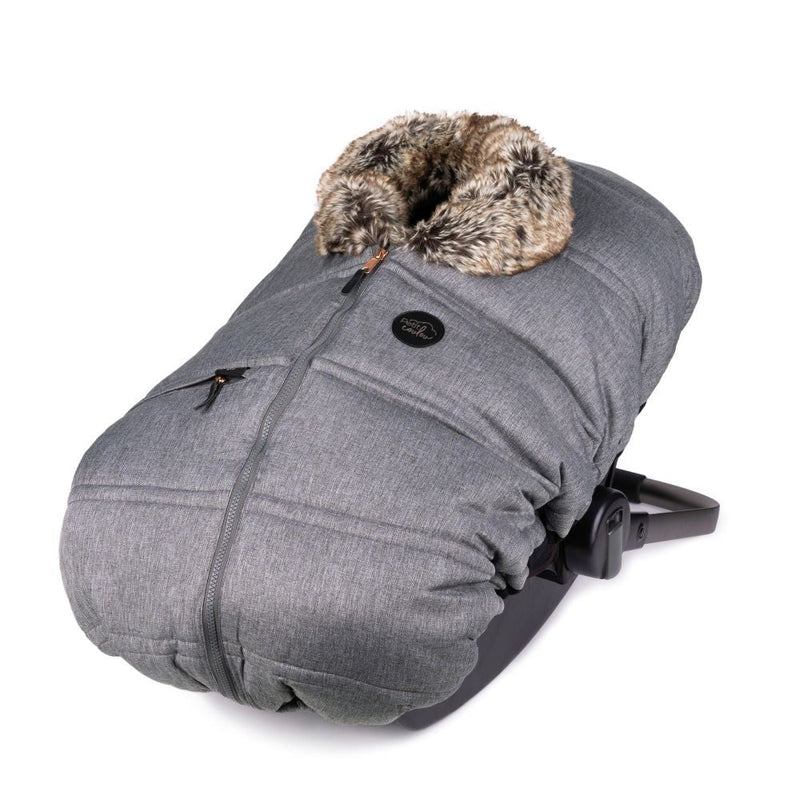 Petit Coulou 3 Seasons Baby Car Seat Cover, Classic Collection, Graphite E4