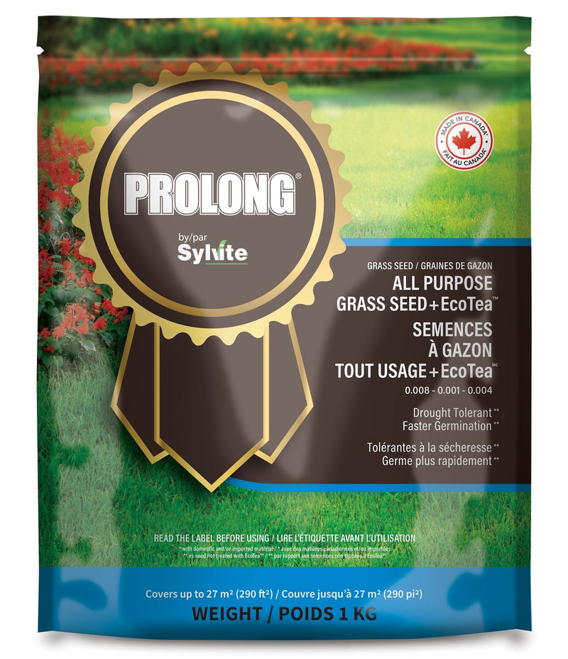 Prolong Grass Seed with EcoTea Biostimulant, 1kg E5