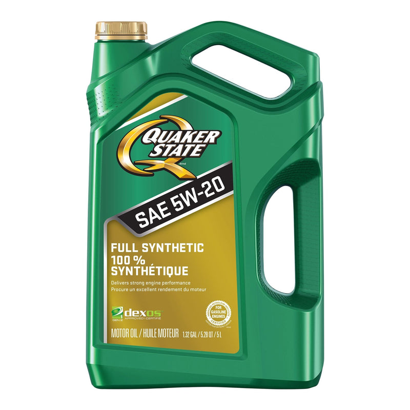 Quaker State Full Synthetic 5W20 Engine/Motor Oil, 5-L P0
