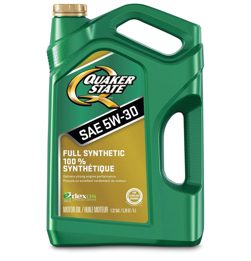 Quaker State Full Synthetic 5W30 Engine/Motor Oil, 5-L A0